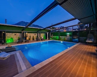 Fethiye Ölüdeniz'de Geniş Ailelere Uygun, Isıtmalı Havuzlu, Lüks Villa - 4