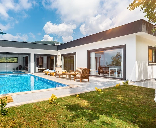 Kaş İslamlar'da Muhteşem Doğada, Özel Havuzlu, Saunalı, Kiralık Villa - 1