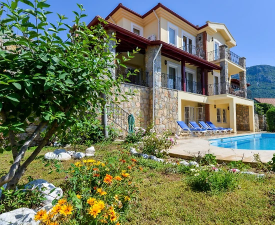 Fethiye Ölüdeniz'de Şehrin Gürültüsünden Uzak, Özel Havuzlu, 5+1 Villa - 1