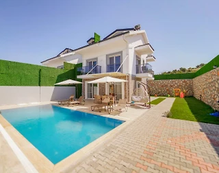 Muğla Seydikemer'de Görülmeye Değer, Özel Havuzlu, Kiralık Villa - 3