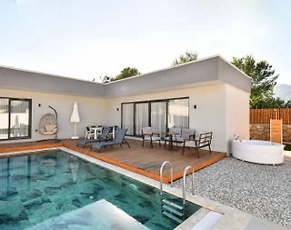Fethiye Yeşilüzümlü'de Doğa İle İç İçe, Özel Havuzlu, 2+1 Lüks Villa - 4