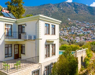 Kaş Kalkan'da Enfes Deniz Manzaralı, Özel Havuzlu, Kiralık Villa - 4