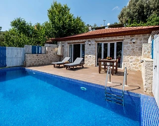 Kaş İslamlar'da Doğanın Kalbinde, Özel Havuzlu, Balayı Villası - 4