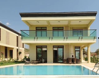 Alanya Kargıcak'ta Tesis İçerisinde, Özel Havuzlu, Kiralık Villa - 1