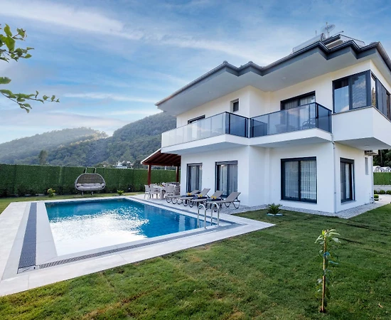 Fethiye İnlice'de Kalabalık Ailelere Uygun, Özel Havuzlu, Lüks Villa - 1
