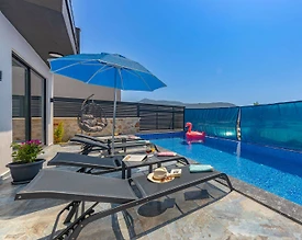 Kaş Yeşilköy'de Doğa İçerisinde, Özel Havuzlu, Saunalı Villa - 3