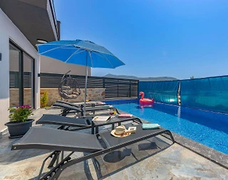 Kaş Yeşilköy'de Doğa İçerisinde, Özel Havuzlu, Saunalı Villa - 3