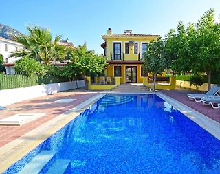 Fethiye Ölüdeniz'de Plaja Yakın, Özel Havuzlu, Yazlık Villa - 2