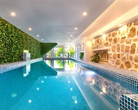 Kaş Bezirgan'da Plaja Yakın, Kapalı Havuzlu, Modern Balayı Villası - 2