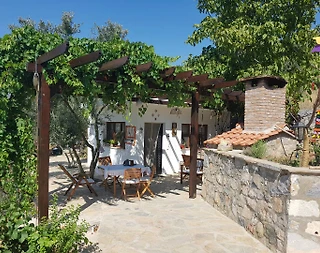 İzmir Selçuk'ta Yeşillikler İçinde, Özel Havuzlu, Jakuzili, Taş Villa - 4