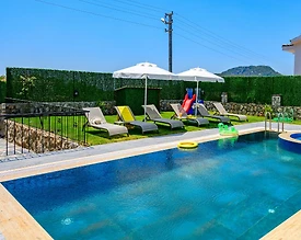 Fethiye Ölüdeniz'de Bahçeli, Özel Havuzlu, Yazlık Villa - 3