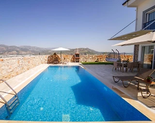 Seydikemer Kumluova'da Modern Tasarımlı, Özel Havuzlu, Jakuzili Villa - 5