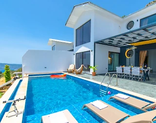Kaş Bezirgan'da Muhteşem Deniz Manzaralı, Özel Havuzlu, Huzurlu Villa - 3