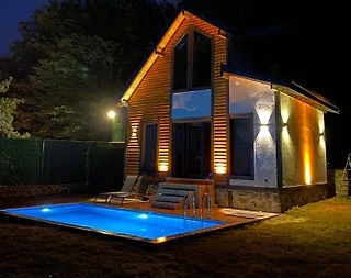 Sakarya Sapanca'da Harika Mimarili, Özel Havuzlu, Kiralık Bungalov - 1