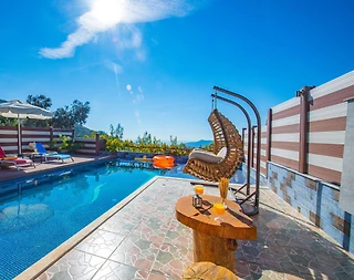 Kaş İslamlar'da Enfes Doğada, Kapalı Özel Havuzlu, Balayı Villası - 4