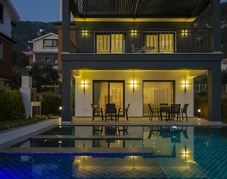 Fethiye Ölüdeniz’de Sakin Konumda, Özel Havuzlu, 6 Kişilik, Lüks Villa - 5