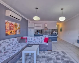 Çeşme Dalyan'da Deniz Manzaralı, 1+1, Konforlu, Apart Suit - 3