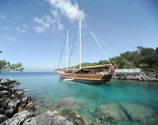 Fethiye'de Modern Tasarımı ile Dikkat Çeken, Konforlu Gulet - 1