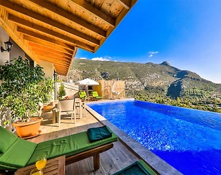 Kaş İslamlar'da Muhteşem Doğada, Kapalı Havuzlu, Modern Villa - 4