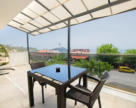 Kaş Kördere'de Eşsiz Deniz Manzaralı, Jakuzili, Modern Tatil Evi - 3