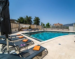 Kalkan Kalamar'da Muhteşem Deniz Manzaralı, Özel Havuzlu, Yazlık Villa - 5