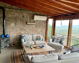 Çanakkale Behram'da Muhteşem Vadi Manzaralı, 8 Kişilik, Tarihi Taş Ev - 3