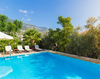 Kaş Kalkan'da Deniz Manzaralı, Özel Havuzlu, Merkezi Villa - 3