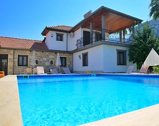 Dalyan'da Doğa İçerisinde, Özel Havuzlu, Korunaklı, Kiralık Villa - 3