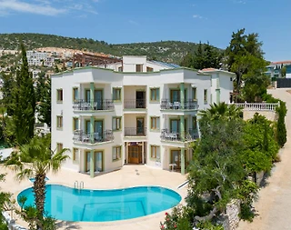 Kaş Kalkan'da Deniz Manzaralı, Ortak Havuzlu, Konforlu Tatil Evi - 4