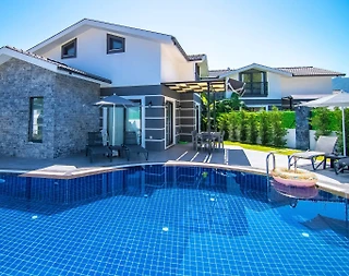 Ortaca Dalyan'da Benzersiz Konumda, Özel Havuzlu, Kiralık Villa - 3
