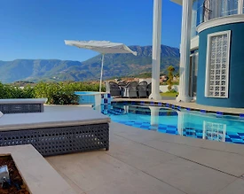 Alanya Kargıcak'ta Deniz Manzaralı, Özel Havuzlu, Jakuzili, Lüks Villa - 3