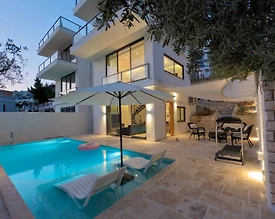 Kaş Kalkan'da Deniz Manzaralı, Özel Havuzlu, Modern Tatil Villası - 3