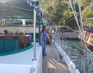 Muğla Fethiye'de 18 Kişilik, Geniş İç Hacme Sahip Gulet - 4