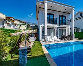 Fethiye Ölüdeniz'de Plaja Yakın, Özel Havuzlu, Konforlu Villa - 2