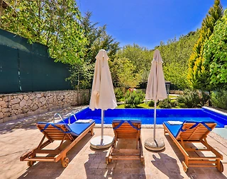 Kaş Sarıbelen'de Isıtmalı Kapalı Havuzlu, Jakuzili, Lüks Villa - 4