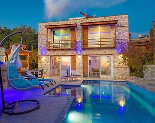 Kaş İslamlar'da Enfes Doğa İçerisinde, Özel Havuzlu, Lüks Villa - 1