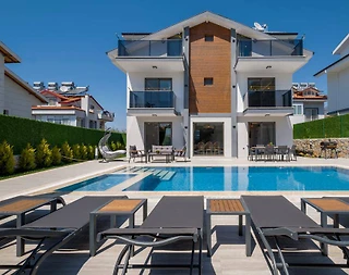 Fethiye'de Ferah Bahçeli, Özel Havuzlu, Jakuzili Villa - 4
