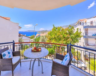 Kaş Andifli'de Enfes Deniz Manzaralı, Merkezi Konumda, Şık Tatil Evi - 3