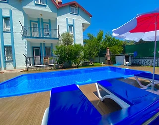 Fethiye'de Karaçulha'da Denize Yakın, Ortak Havuzlu, 3+1, Konforlu Ev - 5