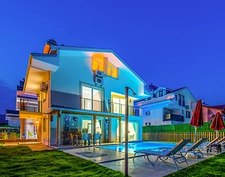 Fethiye'de Çalış Plajına Yakın Konumda, Özel Havuzlu, 4+1, Lüks Villa - 2