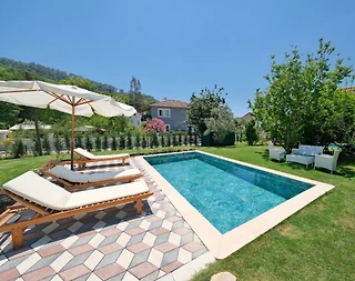 Fethiye İnlice'de Enfes Doğa Manzaralı, Özel Havuzlu, Kiralık Villa - 3