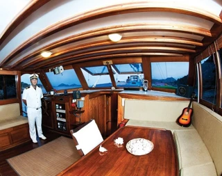 Muğla Fethiye'de, 12 Kişilik, Ahşap İç Dekorasyona Sahip, Gulet - 5