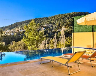 Kaş İslamlar'da Muhteşem Doğada, Özel Havuzlu, Kiralık Villa - 5