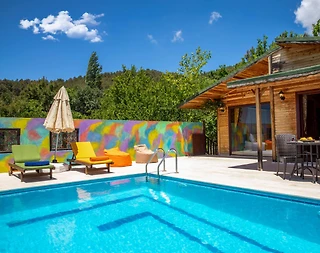 Kalkan İslamlar'da Eşsiz Doğa Manzaralı, Özel Havuzlu, Kiralık Villa - 2