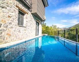 Marmaris Turgut'ta Eşsiz Doğada, Özel Havuzlu, Lüks Villa - 2