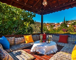 Kalkan'da Muhteşem Taş Mimarisine Sahip, Özel Havuzlu, Kiralık Villa - 3