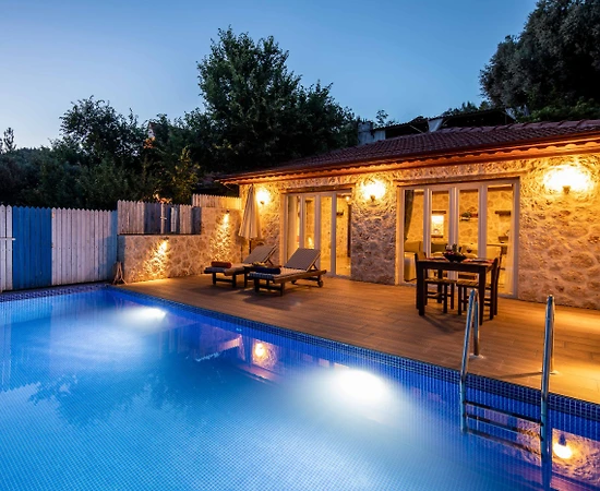 Kaş İslamlar'da Doğanın Kalbinde, Özel Havuzlu, Balayı Villası - 1