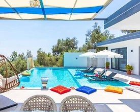 Kaş İslamlar'da Şirin Tasarıma Sahip, Özel Havuzlu, Yazlık Villa - 3