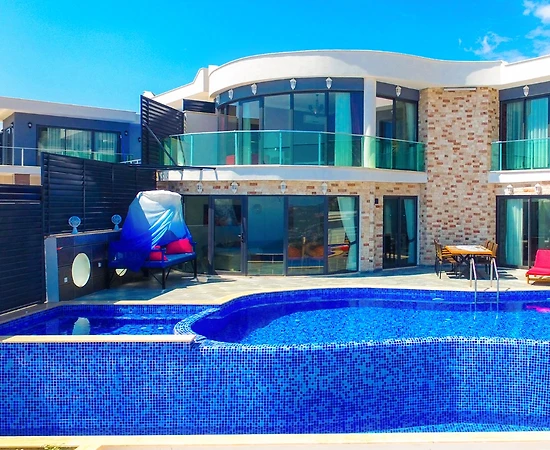 Kalkan Akbel'de Enfes Doğada, Sonsuzluk Havuzlu, Lüks Villa - 1