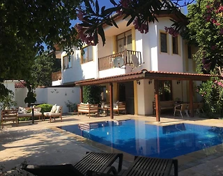 Marmaris Söğüt'te Denize Yakın Konumda, Özel Havuzlu, Geniş Villa - 4